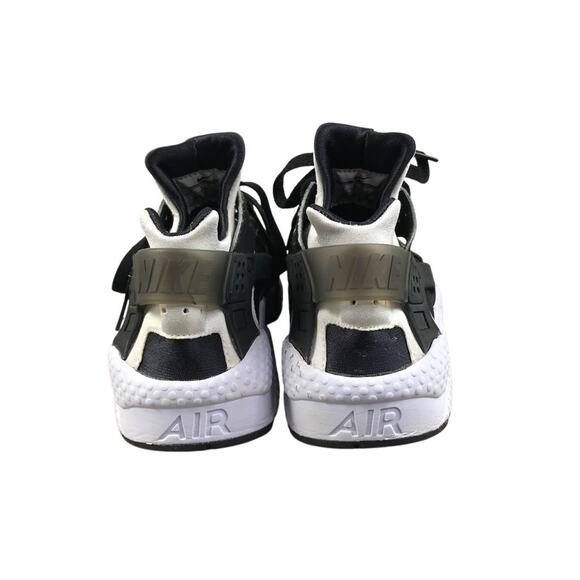 NIKE Air Huarache Run PA Sneaker Women 9 Black White Sock Like Jogging Sporty - Picture 5 of 11